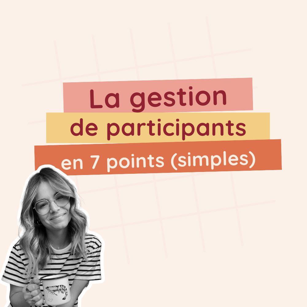 gestion de participants